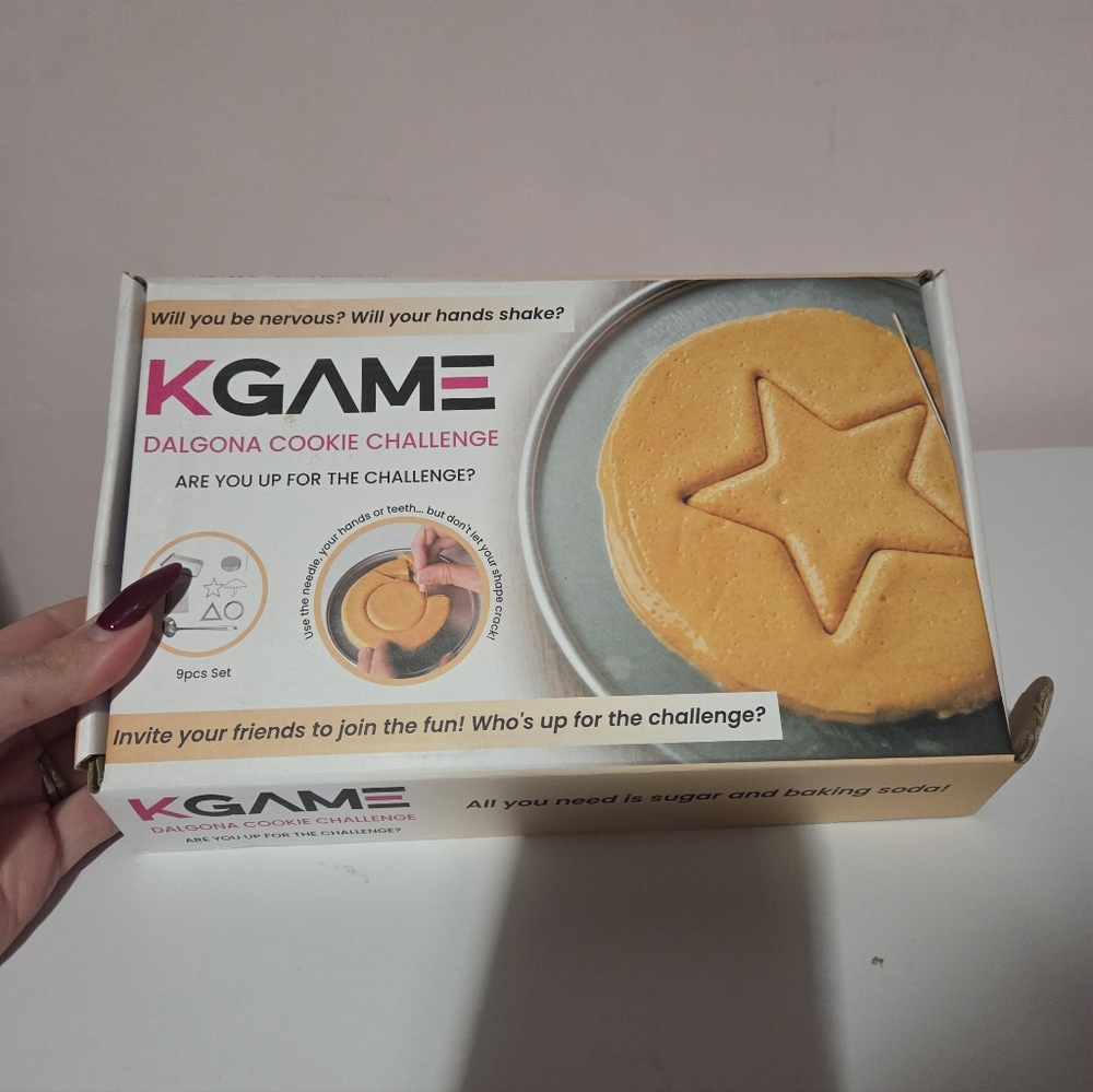 KGame Dalgona Cookie Challenge Set, Squid Game/new